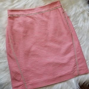 Antonio Melani Pink & Beige Tweed Skirt. Size 12